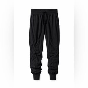 lululemon athletica Black Tapered Track Joggers